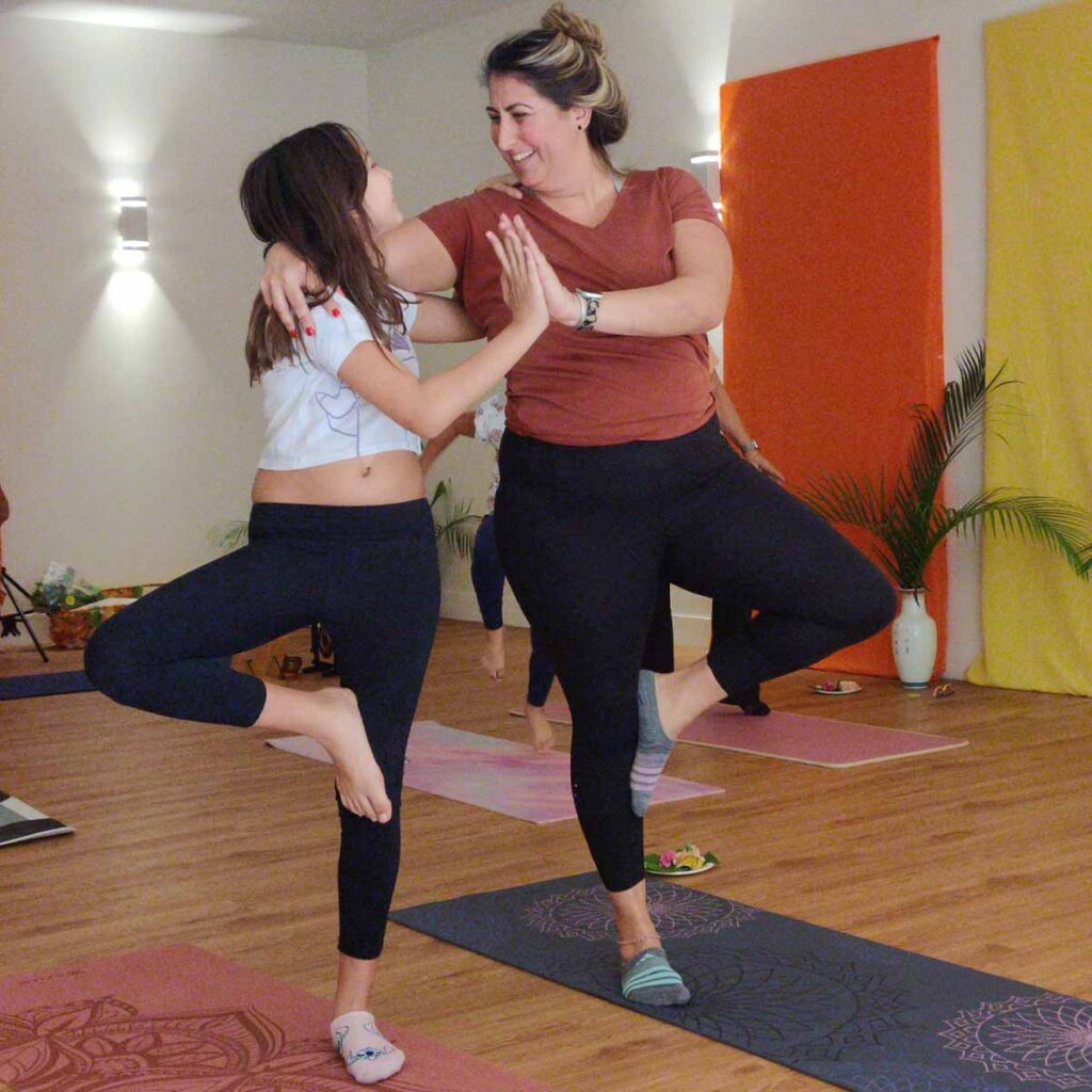 Children's Yoga class at the Integral Yoga Center in Miami FL