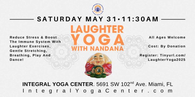 Laughter Workshop at Integral Yoga Center Miami FL
