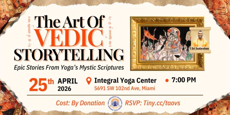 Vedic Storytelling at Integral Yoga Center of Miami