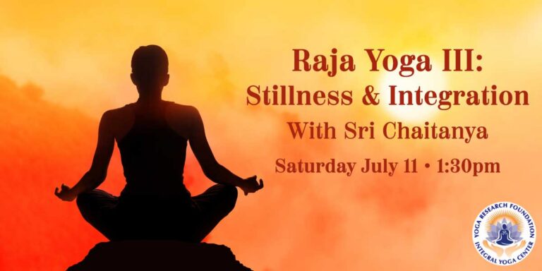Raja Yoga Workshop at Integral Yoga Center of Miami